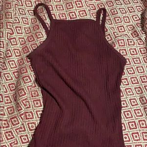 Maroon tank top